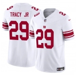 Men's New York Giants #29 Tyrone Tracy Jr White 2023 F.U.S.E. Vapor Untouchable Limited Stitched Jersey