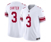 Men's New York Giants #3 Abdul Carter White 2026 F.U.S.E. Vapor Untouchable Limited Stitched Jersey