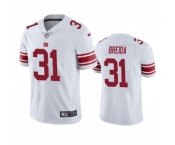 Men's New York Giants #31 Matt Breida White Vapor Untouchable Limited Stitched Jersey