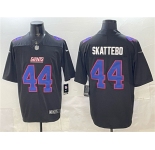 Men's New York Giants #44 Cam Skattebo Black Fashion Vapor Untouchable Limited Football Stitched Jersey