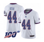 Men's New York Giants #44 Doug Kotar Limited White Rush Vapor Untouchable 100th Season Football Jersey