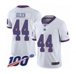 Men's New York Giants #44 Markus Golden Limited White Rush Vapor Untouchable 100th Season Football Jersey