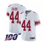 Men's New York Giants #44 Markus Golden White Vapor Untouchable Limited Player 100th Season Football Jersey