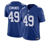 Men's New York Giants #49 Tremaine Edmunds Blue 2026 F.U.S.E. Vapor Untouchable Limited Football Stitched Jersey