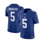 Men's New York Giants #5 Kayvon Thibodeaux Blue 2023 F.U.S.E. Vapor Untouchable Limited Stitched Jersey