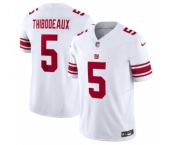 Men's New York Giants #5 Kayvon Thibodeaux White 2023 F.U.S.E. Vapor Untouchable Limited Stitched Jersey