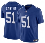 Men's New York Giants #51 Abdul Carter Blue 2025 Draft F.U.S.E. Vapor Untouchable Limited Football Stitched Jersey