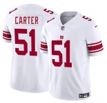 Men's New York Giants #51 Abdul Carter White 2025 Draft F.U.S.E. Vapor Untouchable Limited Football Stitched Jersey