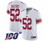 Men's New York Giants #52 Alec Ogletree White Vapor Untouchable Limited Player 100th Season Football Jersey