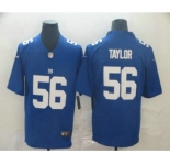 Men's New York Giants #56 Lawrence Taylor Blue Vapor Untouchable Stitched NFL Nike Limited Jersey