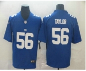 Men's New York Giants #56 Lawrence Taylor Blue Vapor Untouchable Stitched NFL Nike Limited Jersey
