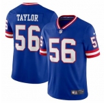 Men's New York Giants #56 Lawrence Taylor Royal Classic Vapor Limited Jersey