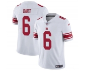 Men's New York Giants #6 Jaxson Dart White 2025 Draft Vapor Untouchable Limited Football Stitched Jersey