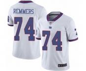 Men's New York Giants #74 Mike Remmers Limited White Rush Vapor Untouchable Football Jersey