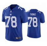 Men's New York Giants #78 Andrew Thomas 2020 Blue Vapor Untouchable Limited Stitched Jersey