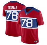 Men's New York Giants #78 Andrew Thomas Century Red Alternate Vapor F.U.S.E. Limited Football Stitched Jersey