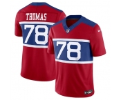 Men's New York Giants #78 Andrew Thomas Century Red Alternate Vapor F.U.S.E. Limited Football Stitched Jersey