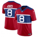Men's New York Giants #8 Daniel Jones Century Red Alternate Vapor F.U.S.E. Limited Football Stitched Jersey