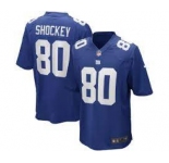 Men's New York Giants #80 Jeremy Shockey Blue Vapor Untouchable Limited Stitched NFL Jersey