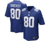 Men's New York Giants #80 Jeremy Shockey Blue Vapor Untouchable Limited Stitched NFL Jersey