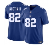 Men's New York Giants #82 Calvin Austin III Blue 2026 F.U.S.E. Vapor Untouchable Limited Football Stitched Jersey