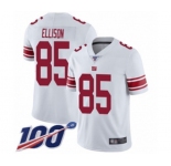 Men's New York Giants #85 Rhett Ellison White Vapor Untouchable Limited Player 100th Season Football Jersey