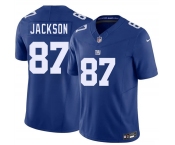 Men's New York Giants #87 Courtney Jackson Blue 2026 F.U.S.E. Vapor Untouchable Limited Football Stitched Jersey