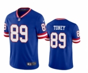 Men's New York Giants #89 Kadarius Toney Royal Vapor Untouchable Classic Retired Player Stitched Jersey