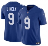 Men's New York Giants #9 Isaiah Likely Blue 2026 F.U.S.E. Vapor Untouchable Limited Football Stitched Jersey