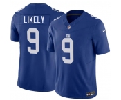 Men's New York Giants #9 Isaiah Likely Blue 2026 F.U.S.E. Vapor Untouchable Limited Football Stitched Jersey