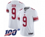 Men's New York Giants #9 Riley Dixon White Vapor Untouchable Limited Player 100th Season Football Jersey