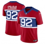 Men's New York Giants #92 Michael Strahan Century Red Alternate Vapor F.U.S.E. Limited Football Stitched Jersey