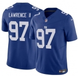 Men's New York Giants #97 Dexter Lawrence II Blue 2025 F.U.S.E. Vapor Untouchable Limited Football Stitched Jersey
