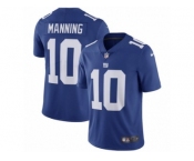 Men's Nike New York Giants #10 Eli Manning Vapor Untouchable Limited Royal Blue Team Color NFL Jersey