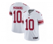 Men's Nike New York Giants #10 Eli Manning Vapor Untouchable Limited White NFL Jersey