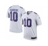 Men's Nike New York Giants #10 Eli Manning White Color Rush Limited Jerseys