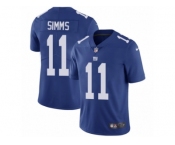Men's Nike New York Giants #11 Phil Simms Vapor Untouchable Limited Royal Blue Team Color NFL Jersey