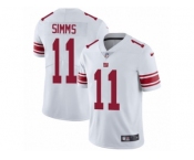 Men's Nike New York Giants #11 Phil Simms Vapor Untouchable Limited White NFL Jersey