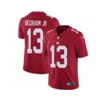Men's Nike New York Giants #13 Odell Beckham Jr Vapor Untouchable Limited Red Alternate NFL Jersey