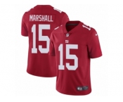 Men's Nike New York Giants #15 Brandon Marshall Vapor Untouchable Limited Red Alternate NFL Jersey