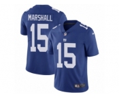 Men's Nike New York Giants #15 Brandon Marshall Vapor Untouchable Limited Royal Blue Team Color NFL Jersey