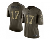 Men's Nike New York Giants #17 Dwayne Harris Limited Green Salute to Service NFL Jersey