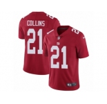 Men's Nike New York Giants #21 Landon Collins Vapor Untouchable Limited Red Alternate NFL Jersey