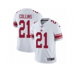 Men's Nike New York Giants #21 Landon Collins Vapor Untouchable Limited White NFL Jersey