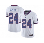 Men's Nike New York Giants #24 Eli Apple Limited White Rush NFL Jersey
