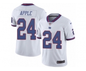 Men's Nike New York Giants #24 Eli Apple Limited White Rush NFL Jersey
