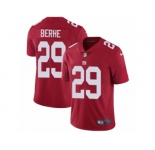 Men's Nike New York Giants #29 Nat Berhe Vapor Untouchable Limited Red Alternate NFL Jersey