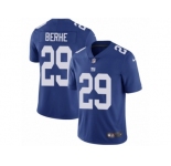 Men's Nike New York Giants #29 Nat Berhe Vapor Untouchable Limited Royal Blue Team Color NFL Jersey