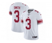 Men's Nike New York Giants #3 Geno Smith Vapor Untouchable Limited White NFL Jersey