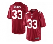 Men's Nike New York Giants #33 Andrew Adams Limited Red Alternate NFL Jersey